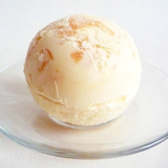 白桃アイスクリーム